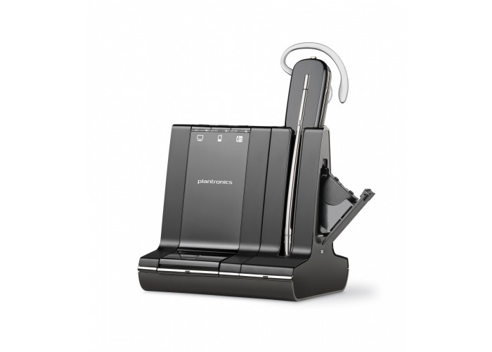 Беспроводная (DECT) система Plantronics Savi W745 (Convertible) + запасной аккумулятор с зарядным устройством