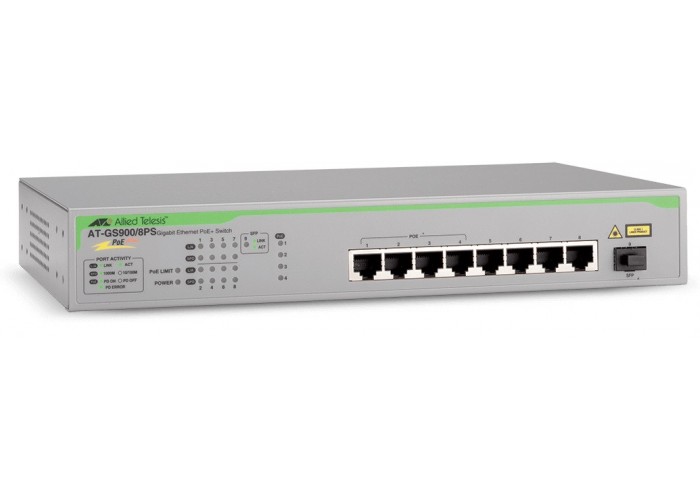 Неуправляемый коммутатор Allied Telesis AT-GS900/8PS-50