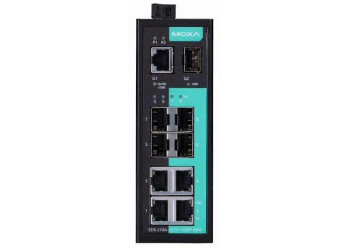 Коммутатор MOXA EDS-210A-1GTX-1GSFP-4SFP-T