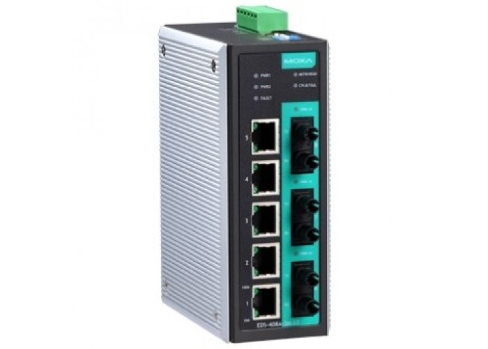 Коммутатор L2 MOXA EDS-408A-3M-ST-T