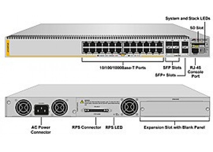 Коммутатор L3+ Allied Telesis AT-x610-24Ts/X-60