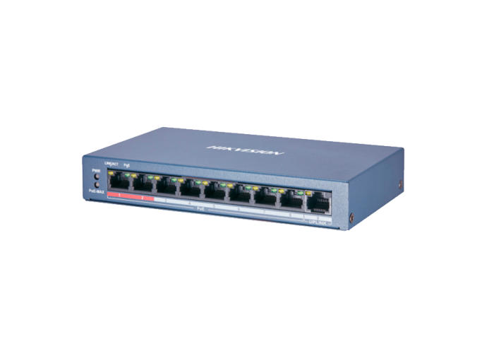 Коммутатор POE Hikvision DS-3E0109P-E/M(B)