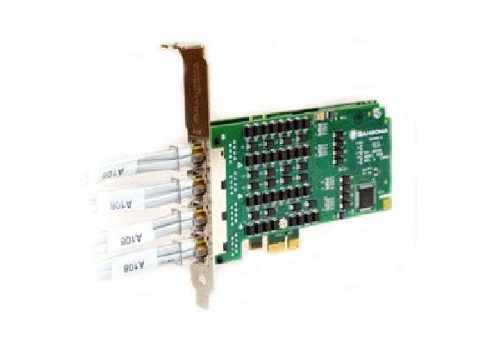 Плата для IP-телефонии Sangoma A108De