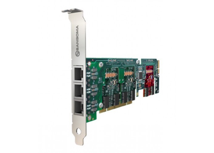 Плата для IP-телефонии Sangoma A500E BRI