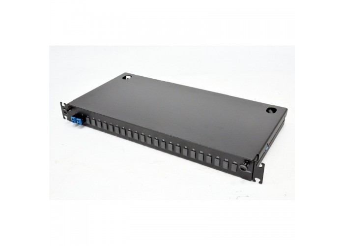 Патч-панель оптическая Corning (LAN1-04AE-ADPT-B) выдвижная, 2xLC Duplex адаптеры