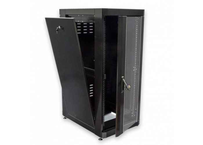 Шкаф CMS UA-MGSE2868MB 19' 28U, 610х865 мм, усиленный