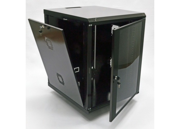 Шкаф CMS UA-MGSWA157B 15U, 600х700х773 мм (Ш*Г*В), акриловое стекло