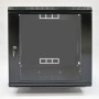 Шкаф CMS UA-MGSWA126B 12U, 600х600х640 мм (Ш*Г*В), акриловое стекло