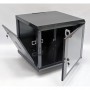 Шкаф CMS UA-MGSWA96B 9U, 600х600х507 мм (Ш*Г*В), акриловое стекло