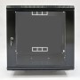 Шкаф CMS UA-MGSWA1235B 12U, 600х350х640 мм (Ш*Г*В), акриловое стекло