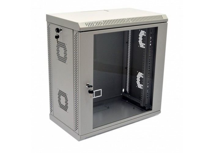 Шкаф CMS UA-MGSWA1235G 12U, 600х350х640 мм (Ш*Г*В), акриловое стекло