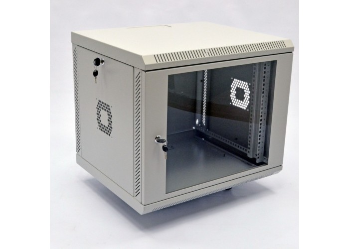 Шкаф CMS UA-MGSWA95G 9U, 600х500х507 мм (Ш*Г*В), акриловое стекло
