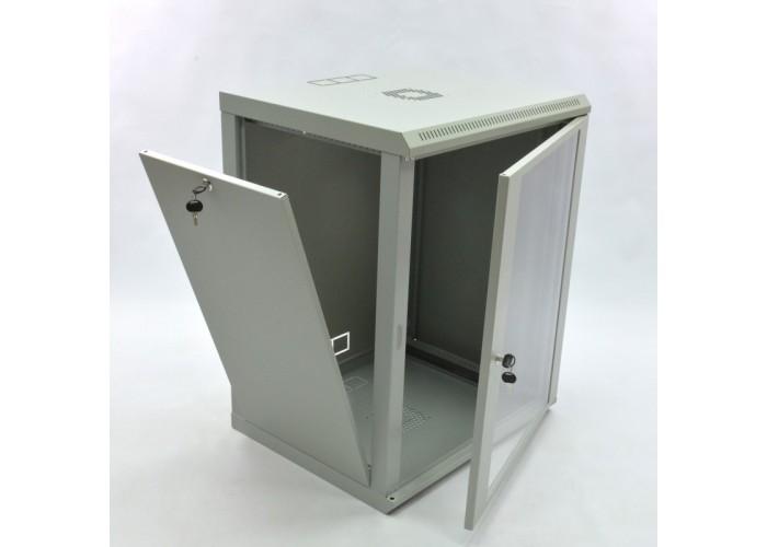 Шкаф CMS UA-MGSWL155G 15U, 600х500х773 мм (Ш*Г*В), эконом, акриловое стекло
