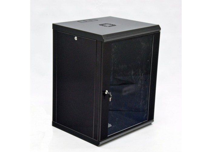 Шкаф CMS UA-MGSWL155B 15U, 600х500х773 мм (Ш*Г*В), эконом, акриловое стекло