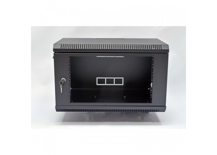 Шкаф CMS UA-MGSWA635B 6U, 600х350х373 мм (Ш*Г*В), акриловое стекло
