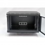 Шкаф CMS UA-MGSWA635B 6U, 600х350х373 мм (Ш*Г*В), акриловое стекло