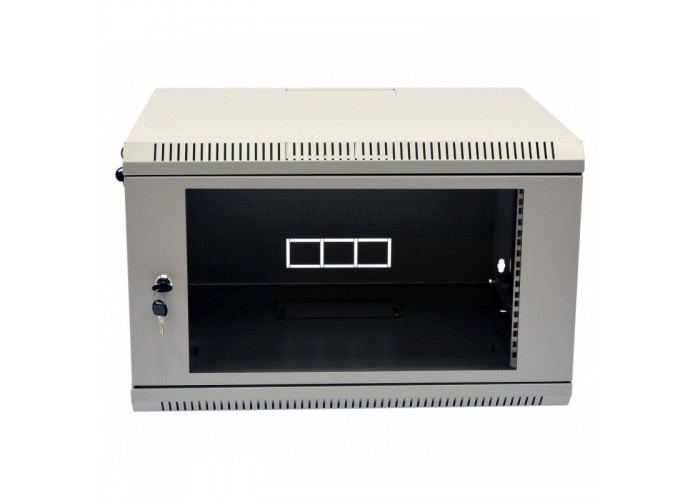 Шкаф CMS UA-MGSWA635G 6U, 600х350х373 мм (Ш*Г*В), акриловое стекло