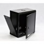 Шкаф CMS UA-MGSWL1235B 12U, 600х350х640 мм (Ш*Г*В), эконом, акриловое стекло