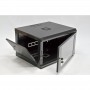 Шкаф CMS UA-MGSWL65B 6U, 600х500х373 мм (Ш*Г*В), эконом, акриловое стекло