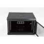 Шкаф CMS UA-MGSWL65B 6U, 600х500х373 мм (Ш*Г*В), эконом, акриловое стекло