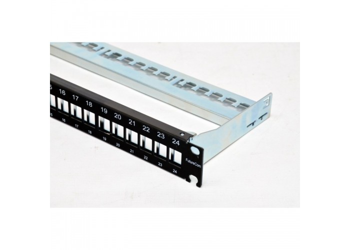 Патч-панель Corning CAXXSV-02408-C002 для 24 модулей xs500 Keystone, 1U, 19'